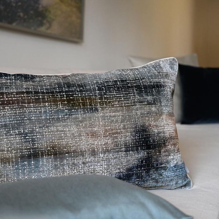 Kissen - Canva - 60x40 Blue