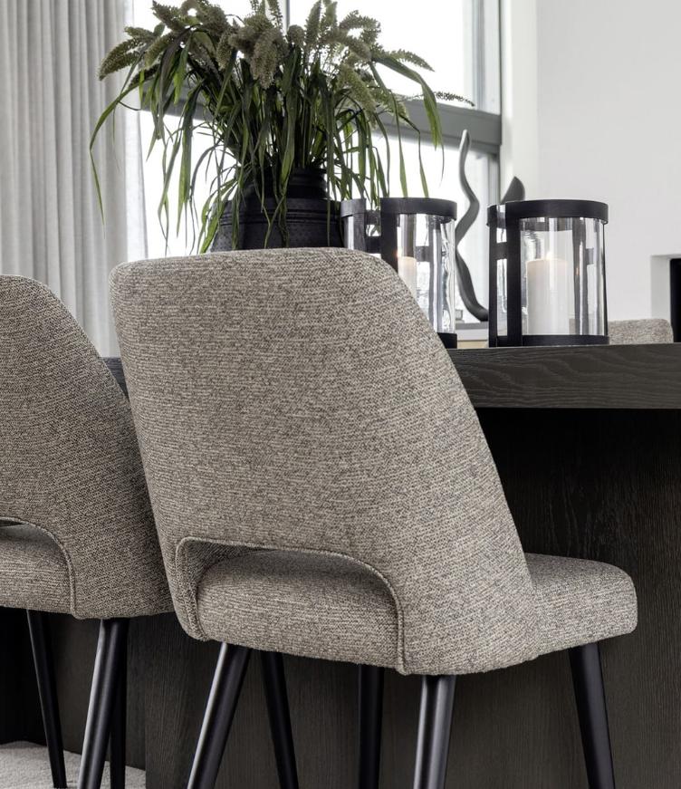 ENJOY Fabric dining chair - 4