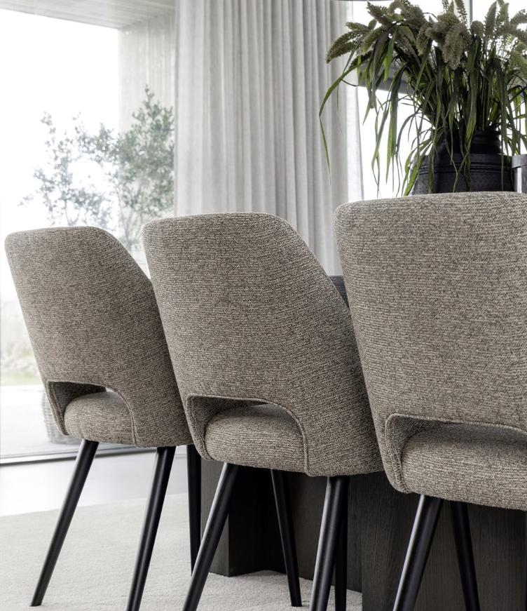 ENJOY Fabric dining chair - 1