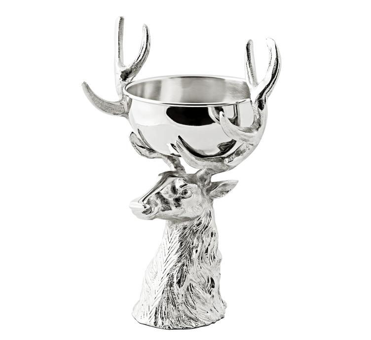 Hirschkopf mit Schale Richard