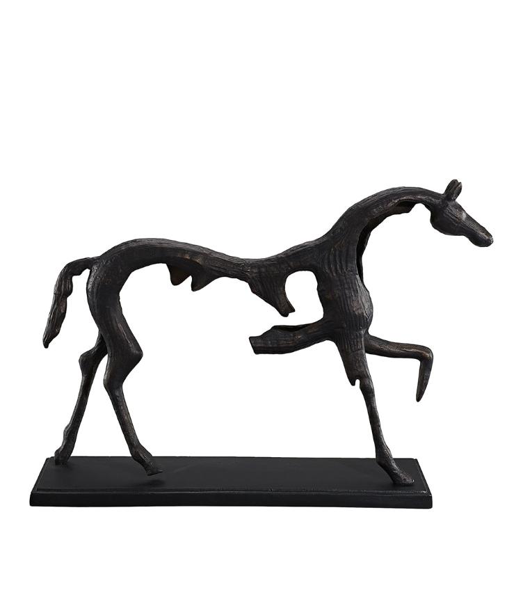 HORSE Antique black/bronze - 0