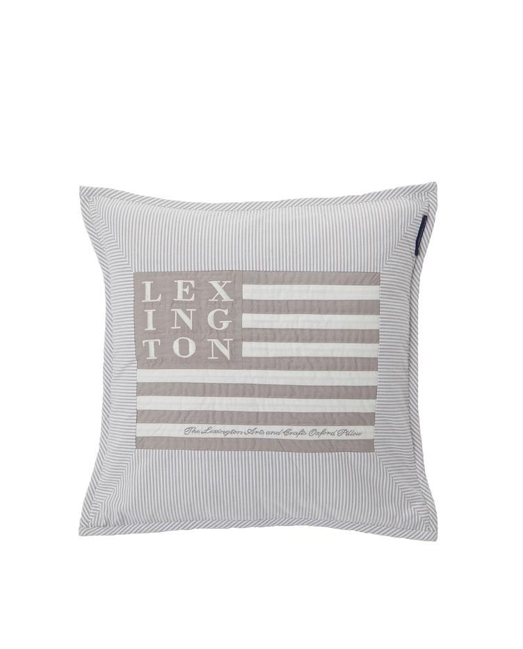 Logo Art & Crafts Sham gray/white