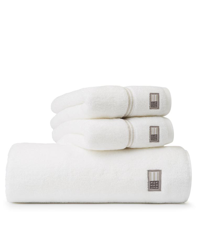 Lexington Hotel Towel White/Beige 100x150