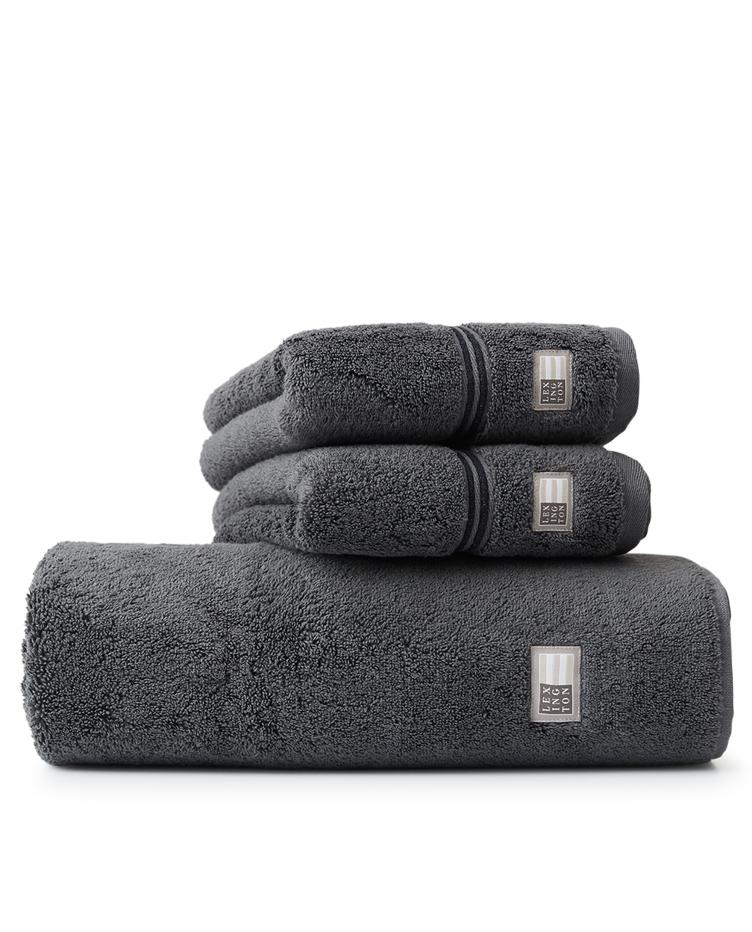 Lexington Hotel Towel Gray/Dk Gray 30x50