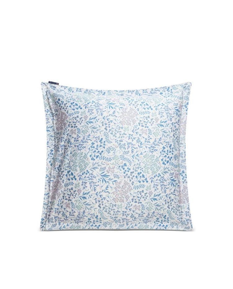 Flower Printed Cotton Sateen Pillowcase 50x70