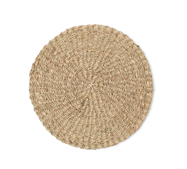 Seagrass Round Placemat natural
