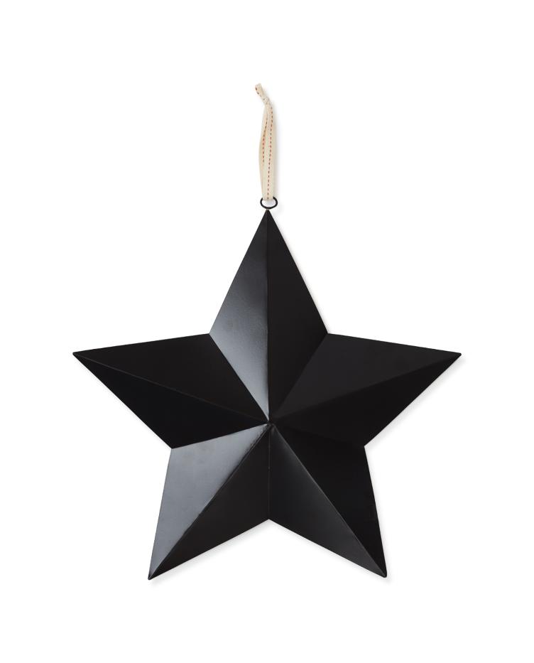 Black Metal Star 40x40cm