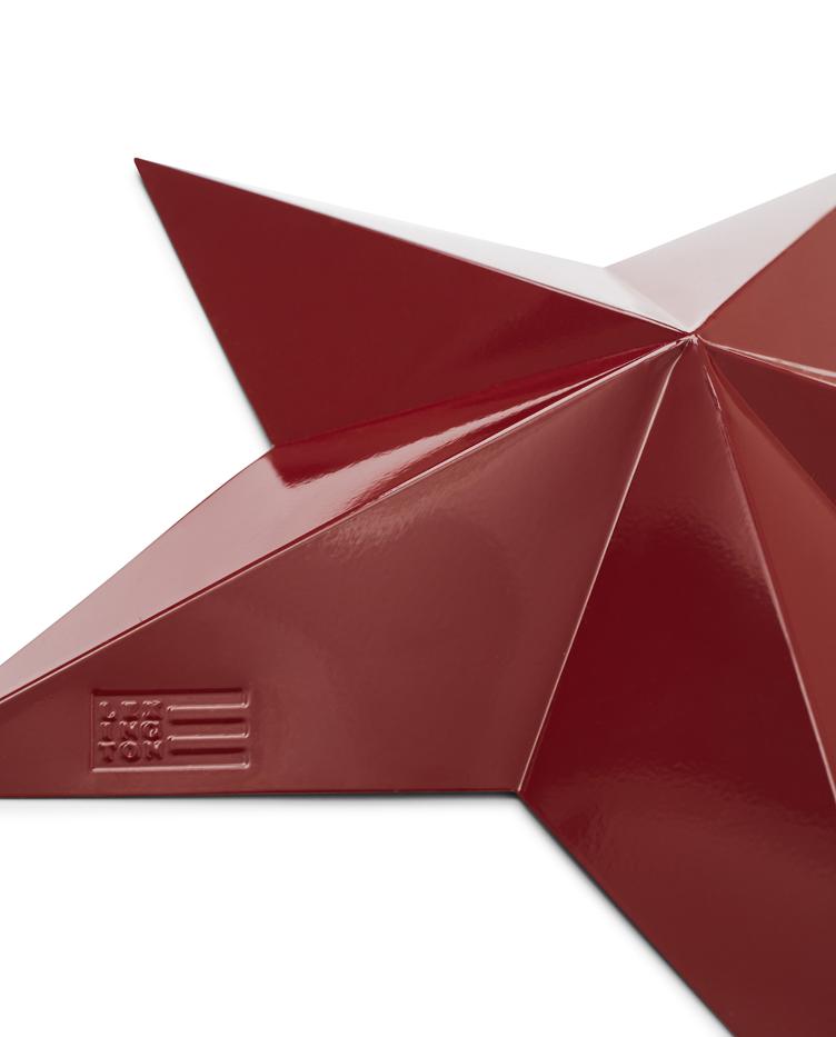 Red Metal Star 40x40cm - 0