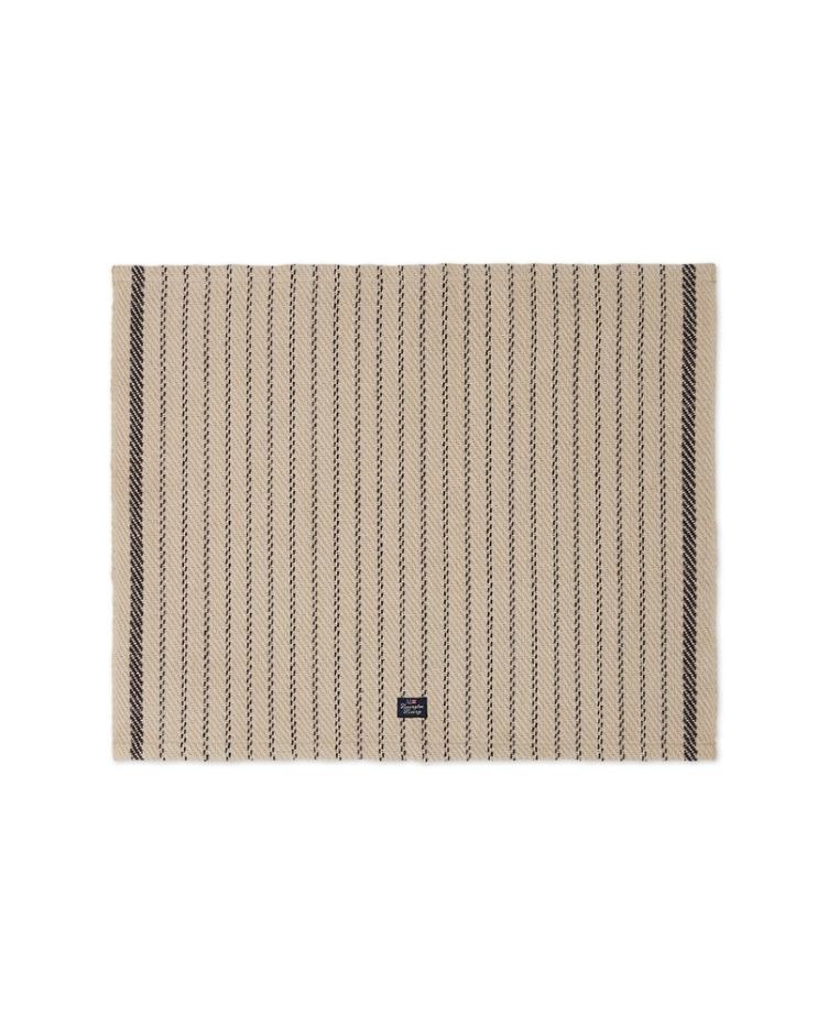 Striped Jute/Cotton Placemat 40x50 set 6 stück