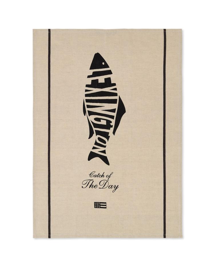 Fish Cotton/Linen Kitchen Towel 50x70