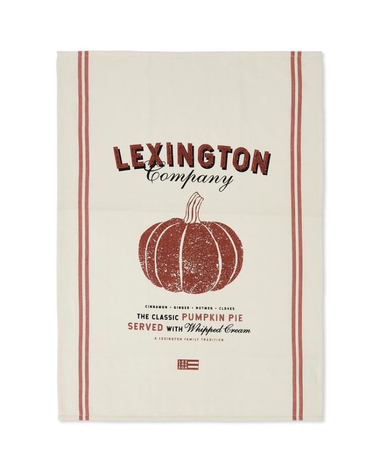 Pumpkin Printed Organic Cotton Kitchen Towel 50x70 - 1