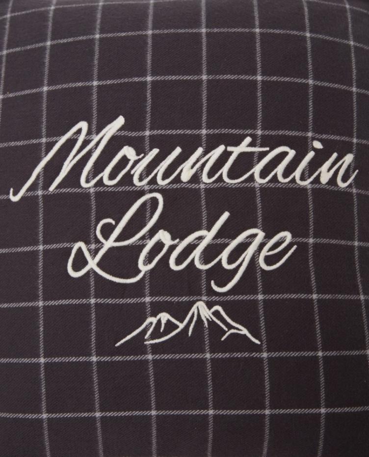Mountain Lodge Kissenbezug Bio-Baumwolle-Flanell 50x50 - 2