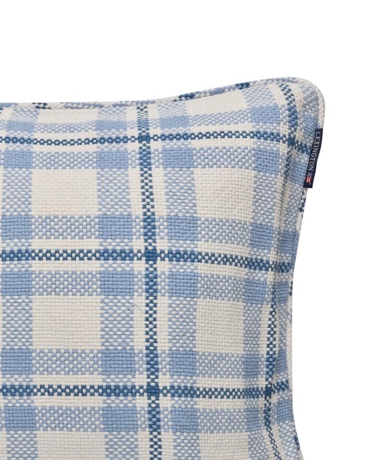 Kissenbezug aus schwerer bio-baumwolle, himmelblau 50x50 - 0