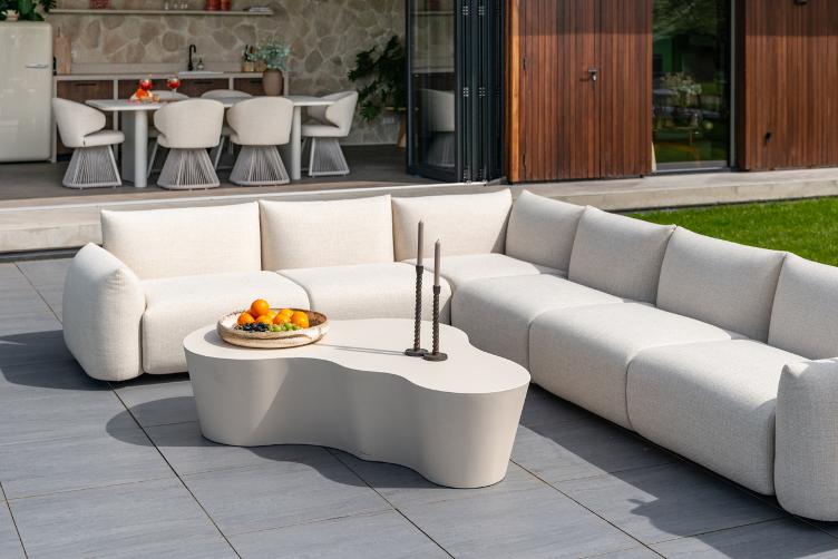 Outdoor sofa Dawson beige alpine cornersofa