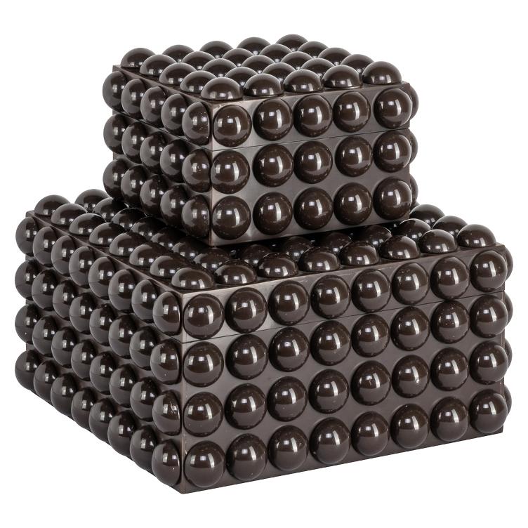 Storage box Nyx dark brown small - 0