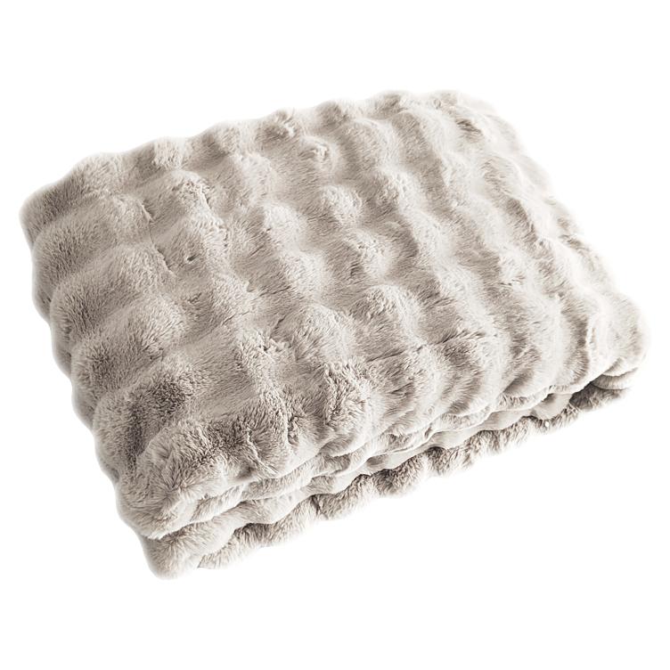 Plaid Cosy Fluff cream 200x300