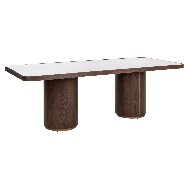 Dining table Willox beige 235 including glass