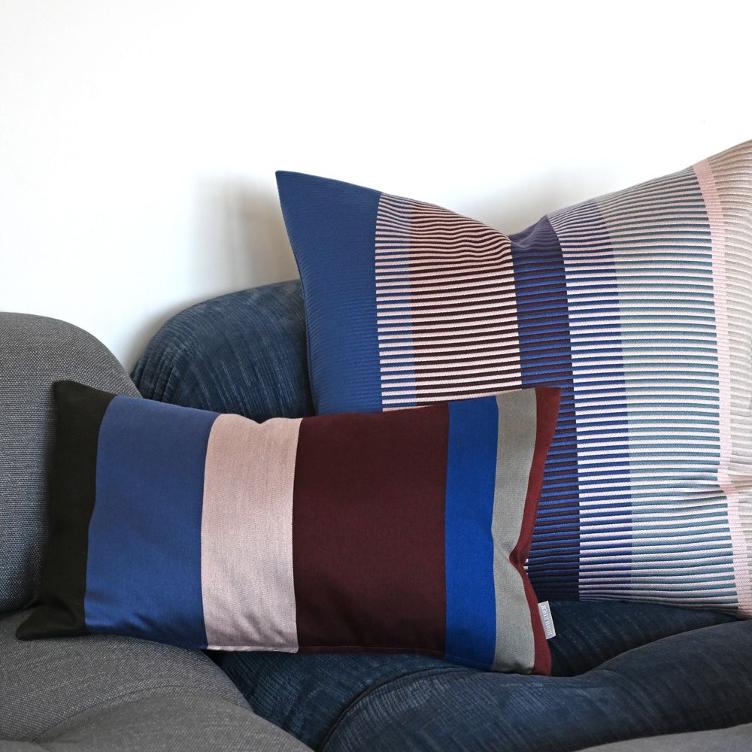 Kissen - Single Stripe - 60x35 Plum