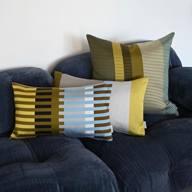 Kissen - Double Stripe - 60x35 Evergreen