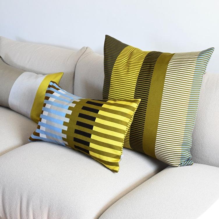 Kissen - Big Stripe - 60x60 Evergreen