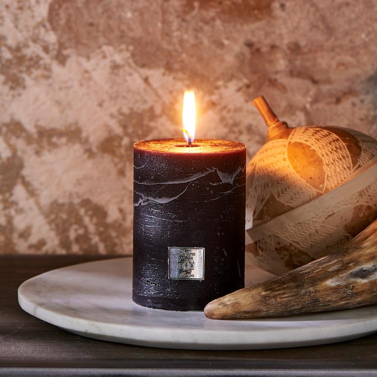 Rustic Candle black 7x10