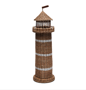 Rustic Rattan Lighthouse