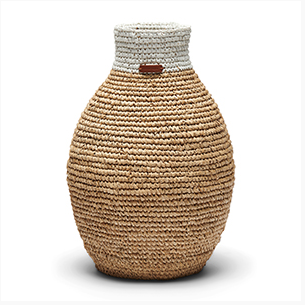 RM Sisal Vase white