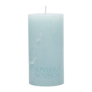 Pillar Candle light blue 7x13