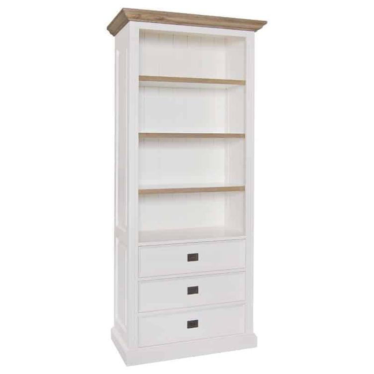 Book case Oakdale 3-drawers 3-shelves