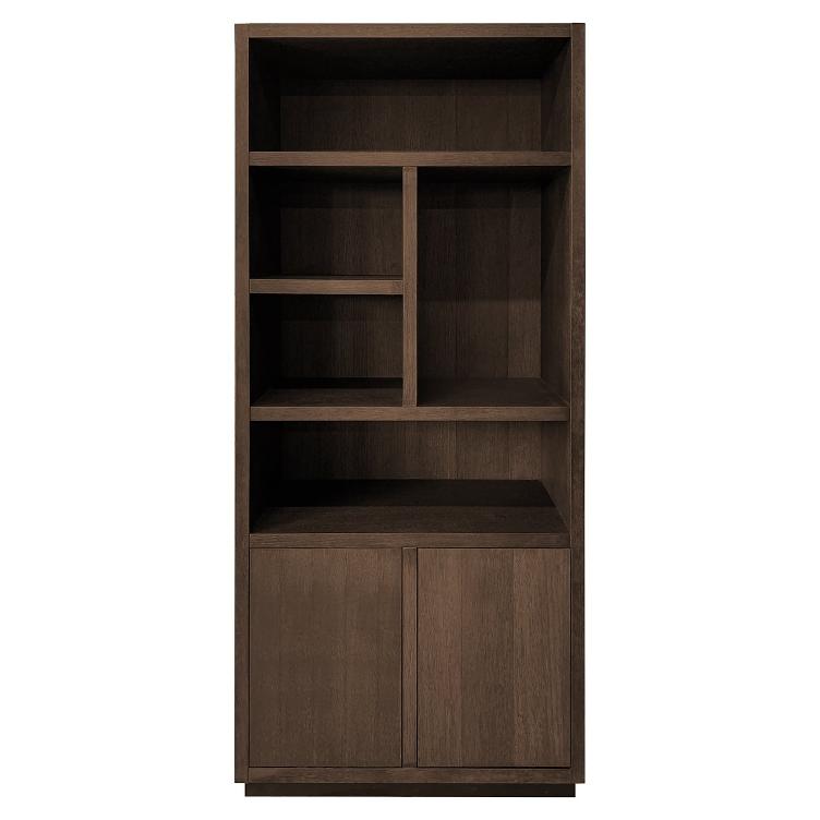 Bücherschrank Oakura 2 Türen (Brown) - 0