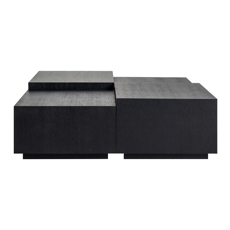 Couchtisch Tetrad set/4 (Black) - 0