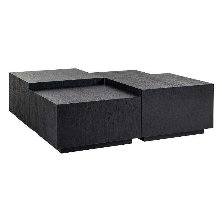 Couchtisch Tetrad set/4 (Black)