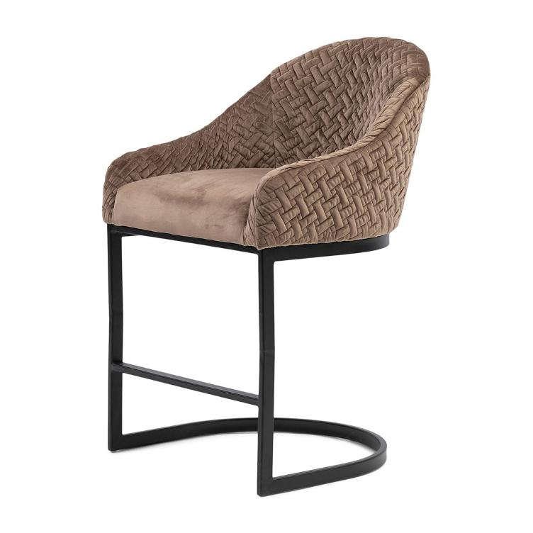 Lincoln Counter Chair Vel GlMink - 0