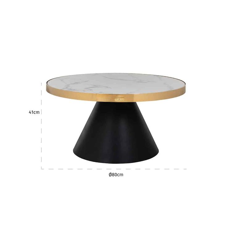 Coffee table Odin round Ø80 - 1