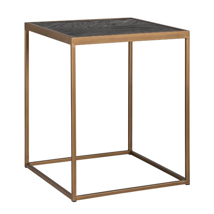 Ecktisch Blackbone brass 50x50 (Black rustic)