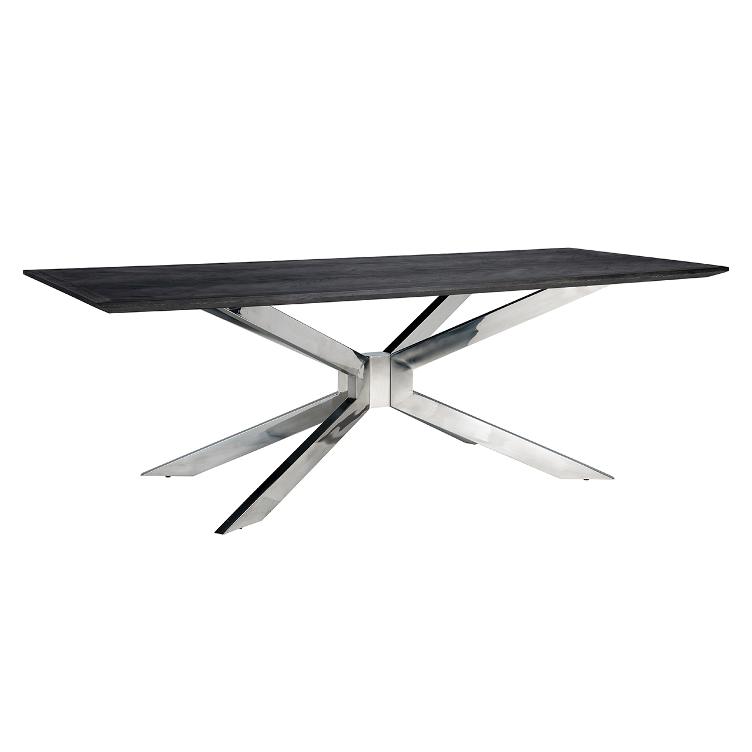 Dining table Blackbone Matrix silver 240x100