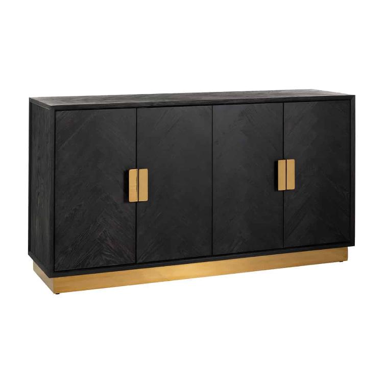 Sideboard Blackbone gold 4-doors