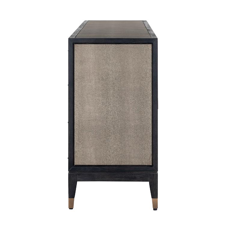 Sideboard Bloomingville with 4-doors shagreen - 0