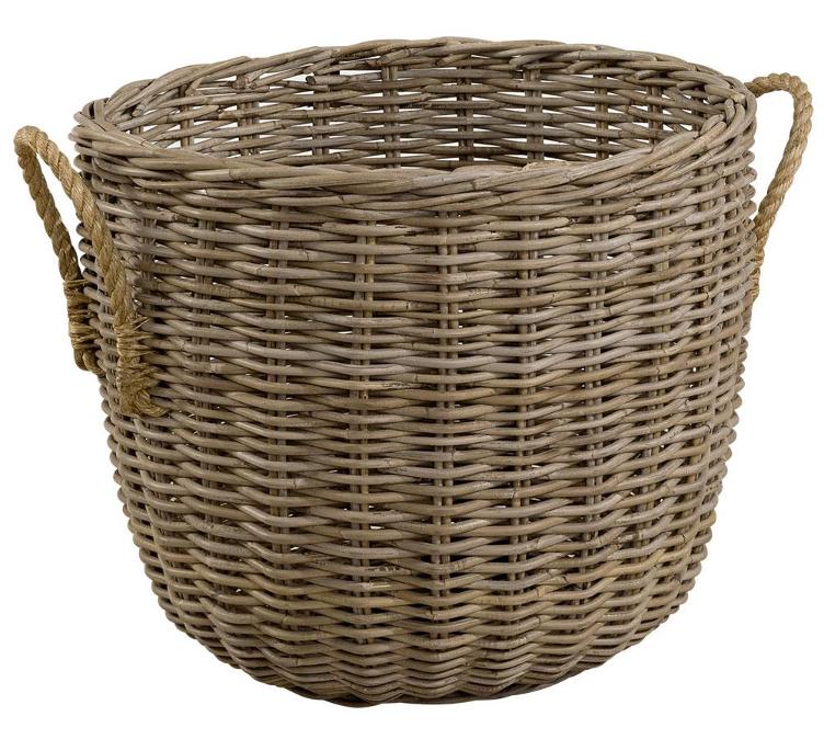 STORAGE WITH HEMP HANDLES Basket