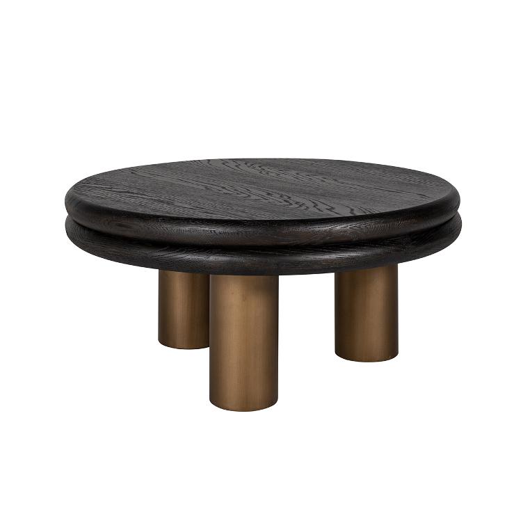 Couctisch Macaron (Black rustic)