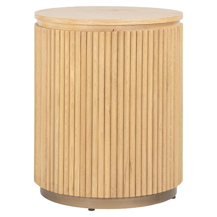 Beistelltisch Belfort 50Ø (Natural oak)