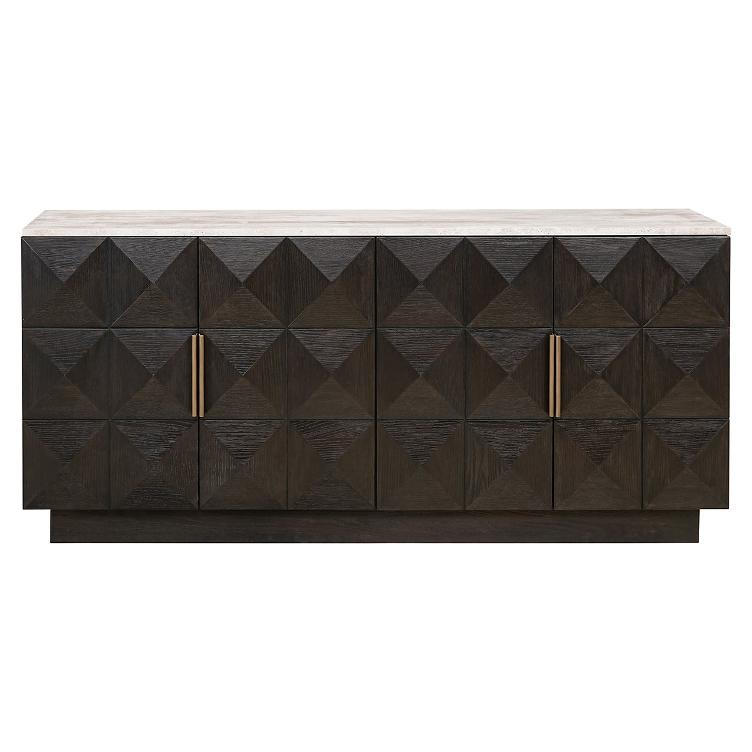 Sideboard Claremont 4-türig (Brown) - 4