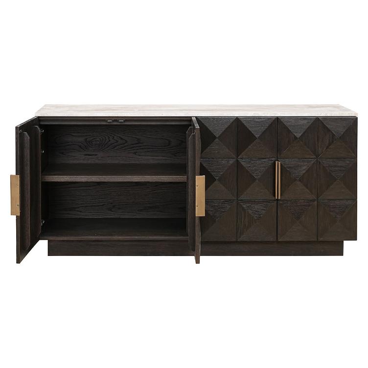 Sideboard Claremont 4-türig (Brown) - 1