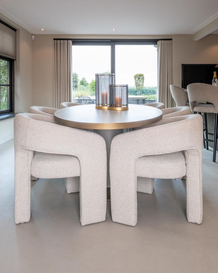 Dining table Tivoli white oval 230