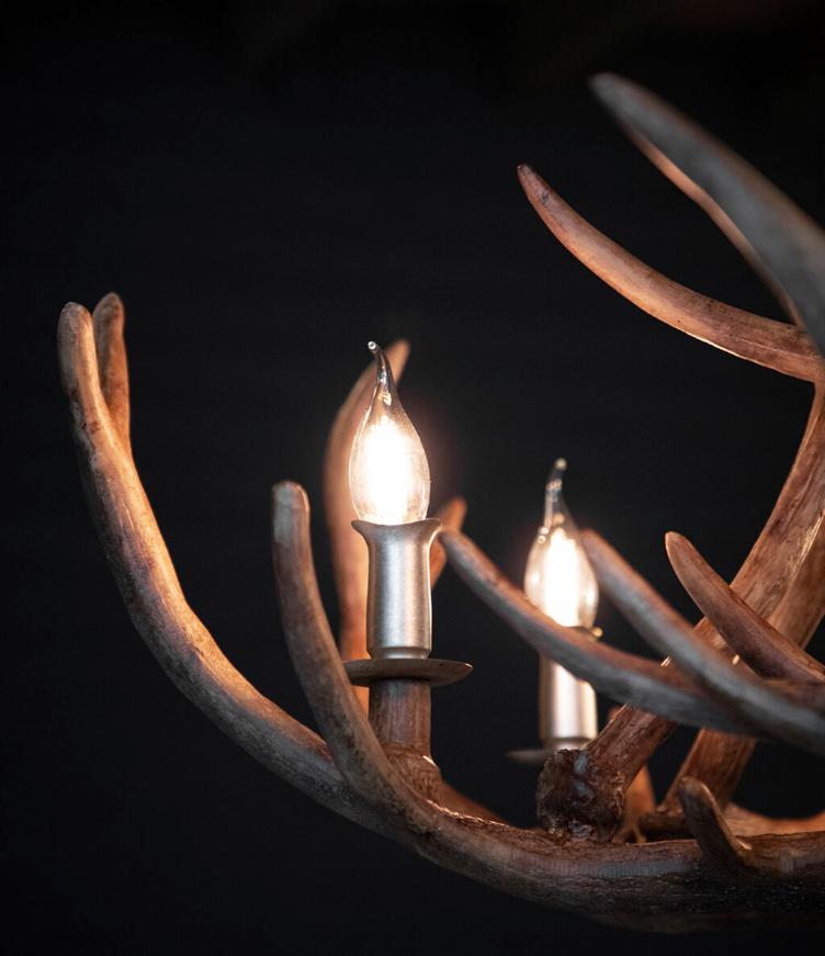 NEW ANTLER CHANDELIER - 0