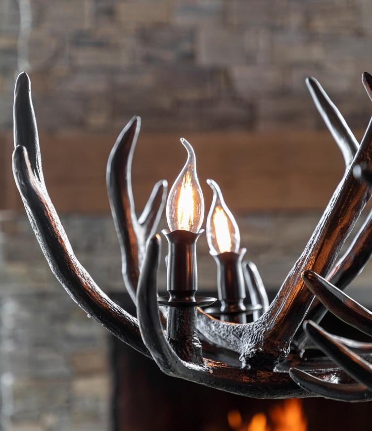 NEW ANTLER CHANDELIER - 1