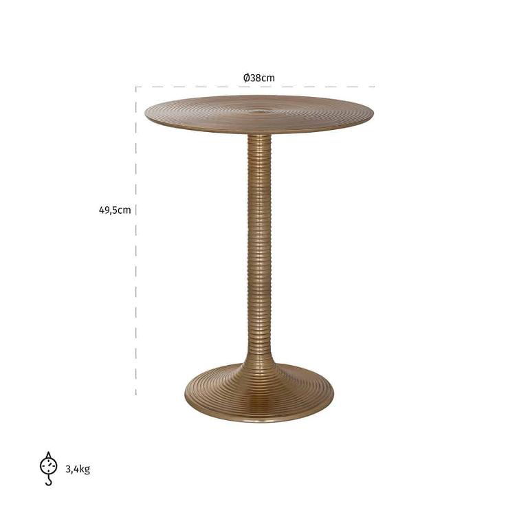 Corner table Dexter 37Ø - 1