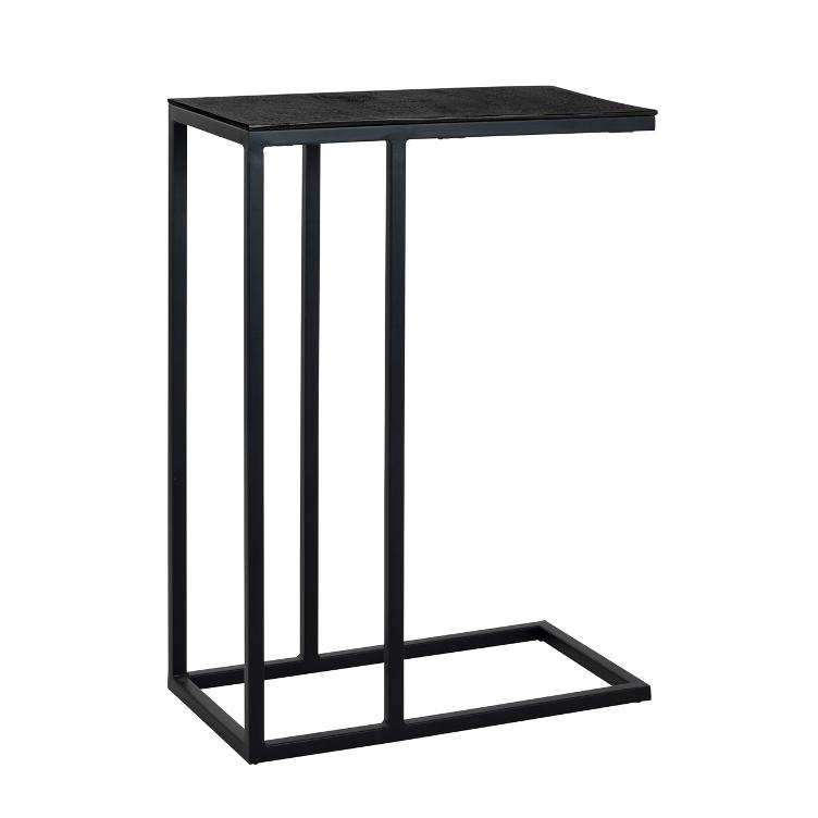 Sofa table Bolder aluminium black