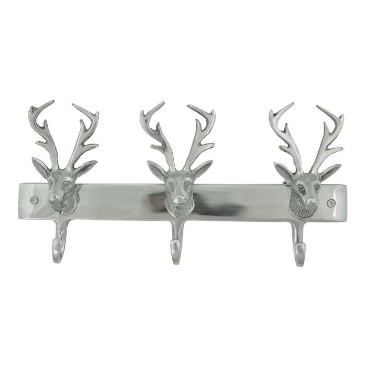 Coat Rack 3 deerheads