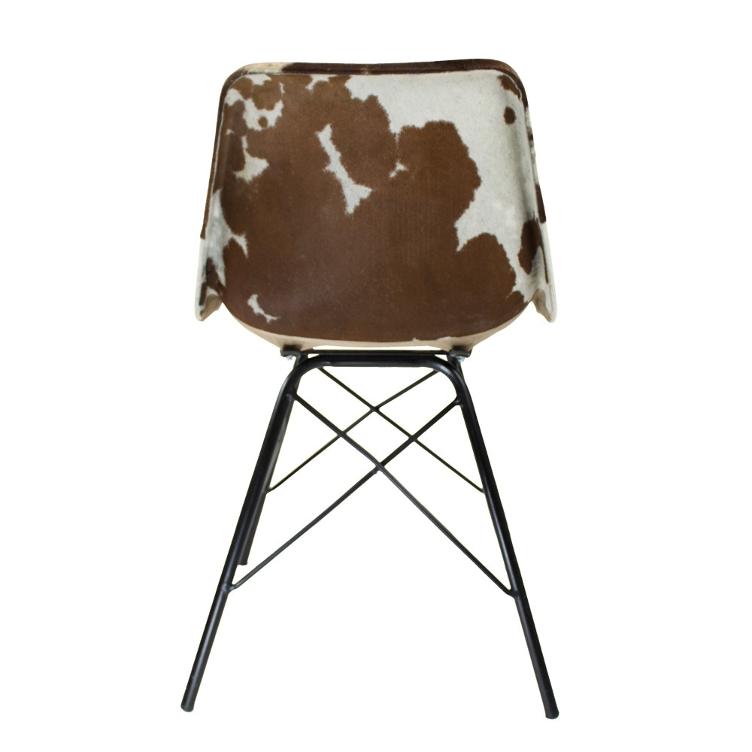 Chair Cow brown white X - 1